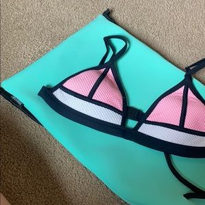 triangle top and bag